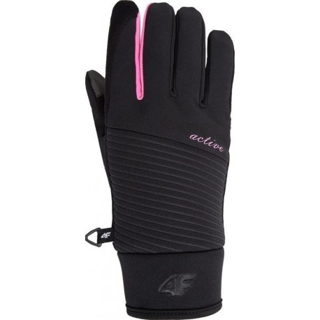 4F damskie rękawiczki narciarskie H4Z17 RED002